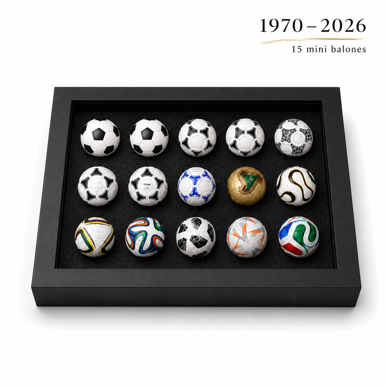 Mini Balones Mundial 1970-2026